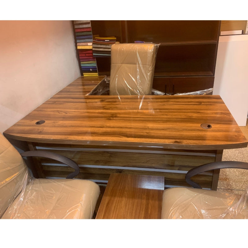 ENSEMBLE BUREAU AVEC RETOUR ET CAISSON