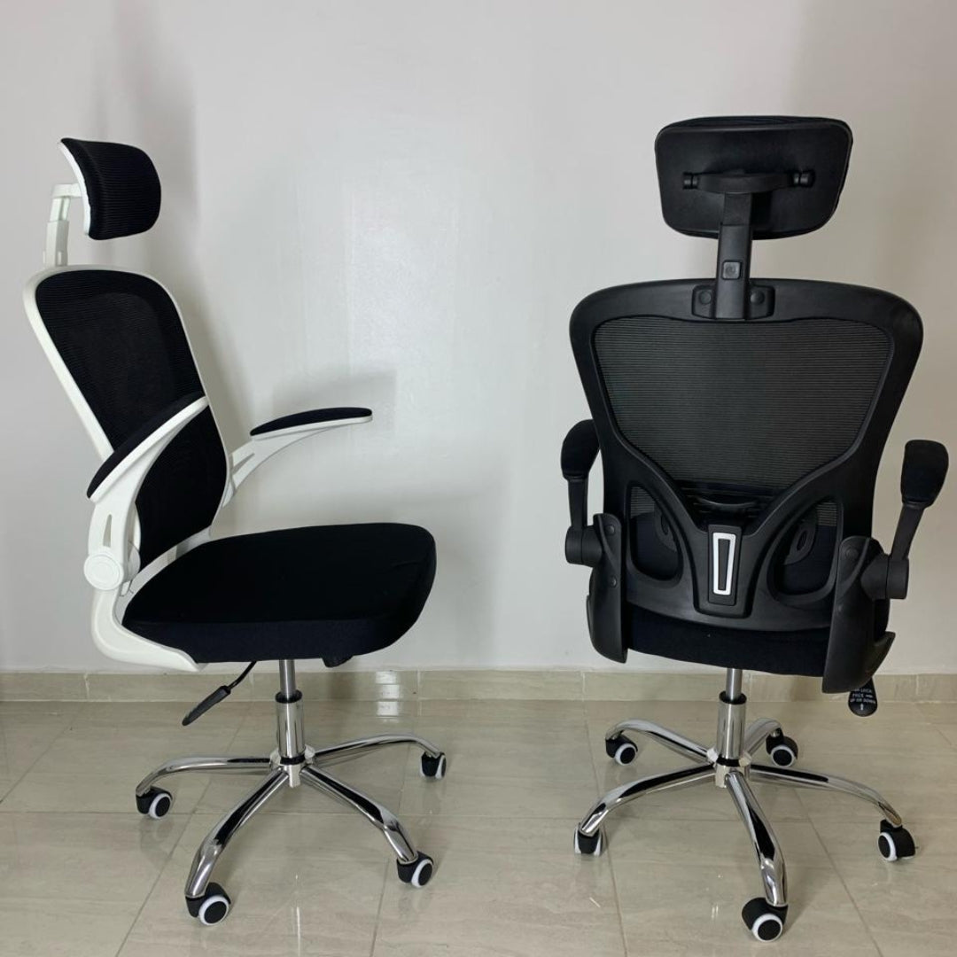 Chaise ergonomique de bureau ErgoRelax avec support lombaire