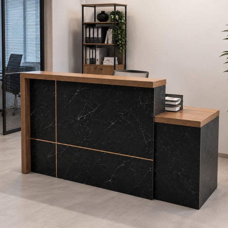 Bureau Comptoir d'Accueil Premium 140 cm – Design Moderne
