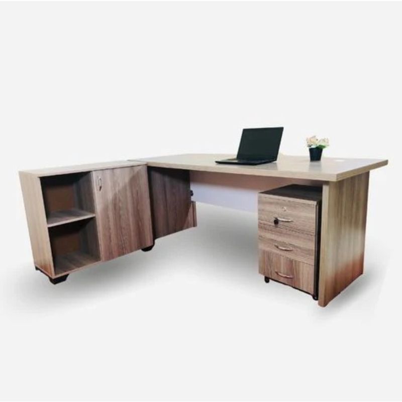 ENSEMBLE BUREAU AVEC RETOUR ET CAISSON