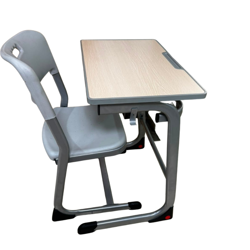 Table-Banc Scolaire Ergonomique 1 Place – Chaise avec Tablette Intégrée